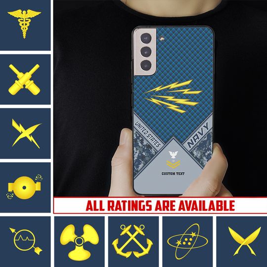 Customized US Navy Ratings Phone Case