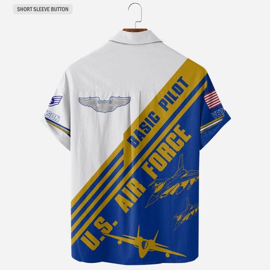 Customized Air Force Skills Hawaiian Shirt