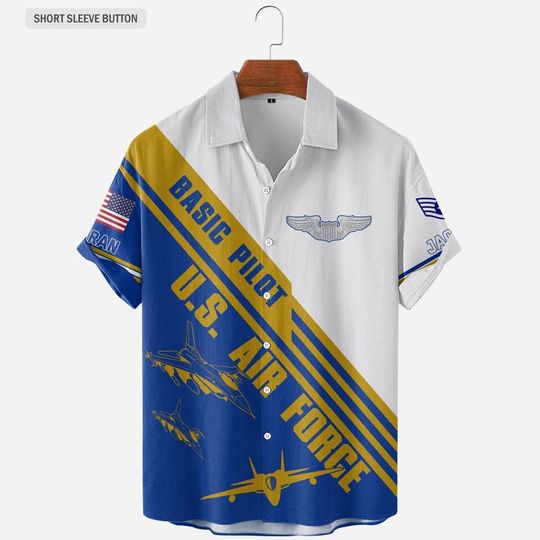 Customized Air Force Skills Hawaiian Shirt