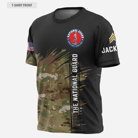 Custom 3D Camouflage T-Shirt