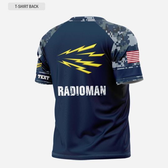 Customized Navy Ratings Camouflage 3D shirt