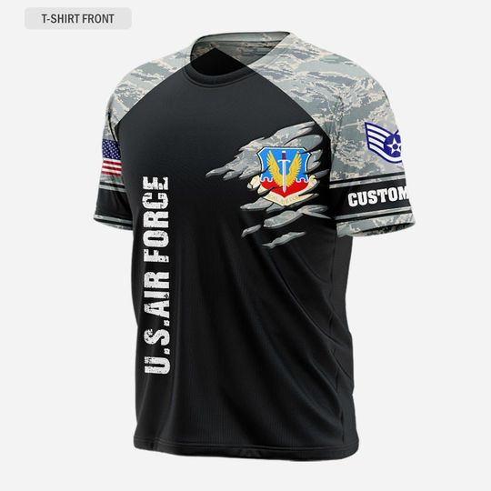 Customized USAF Command Camouflage Shirts