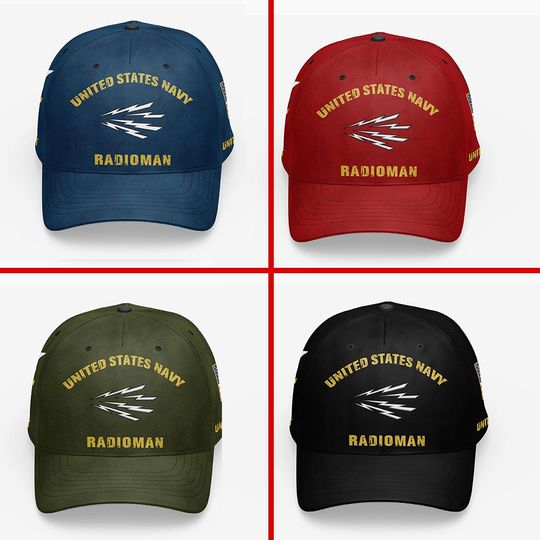 Customized Navy Ratings Classic Cap
