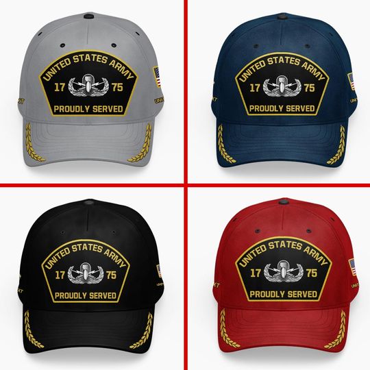 Customized US Army Skill Badges Classic Cap