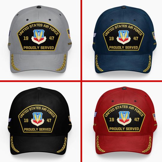 Customized USAF Command Classic Cap