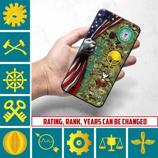 Customized Coast Guard Rating Phone Case
