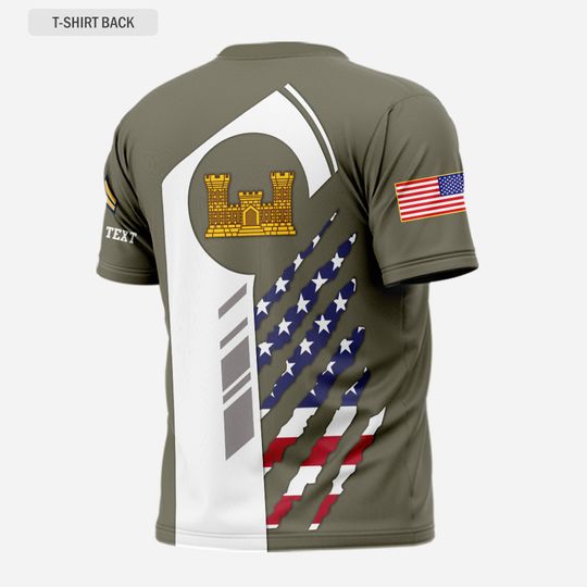 Customized Army Branches 3D T-Shirt