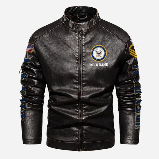 I Served My Country What Did You Do Stand Collar Leather Jackets