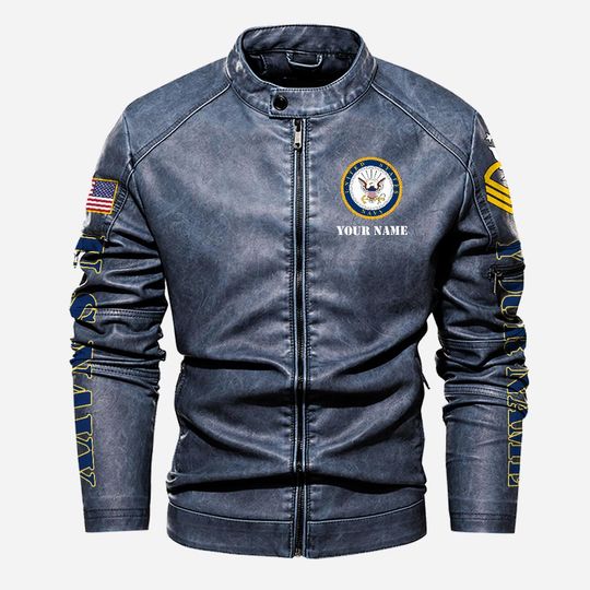 I Served My Country What Did You Do Stand Collar Leather Jackets