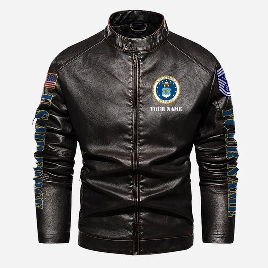 I Served My Country What Did You Do Stand Collar Leather Jackets