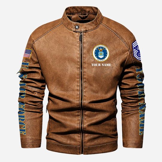 I Served My Country What Did You Do Stand Collar Leather Jackets