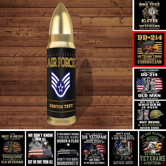 Customized U.S.Air Force Quotes Bullet Tumbler