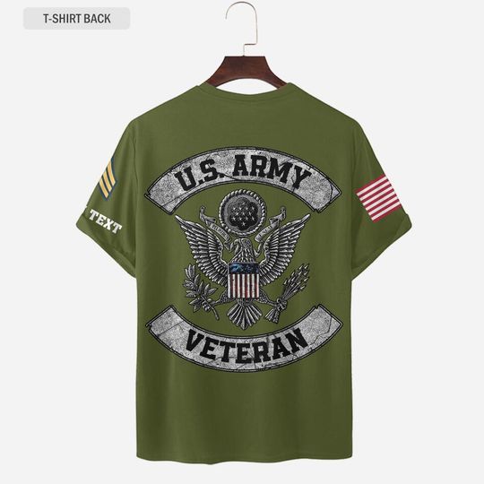 Customized U.S.Army Veteran 3D shirt
