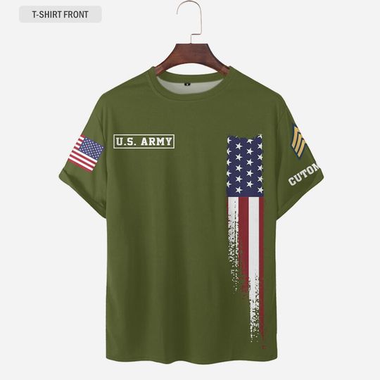 Customized U.S.Army Veteran 3D shirt