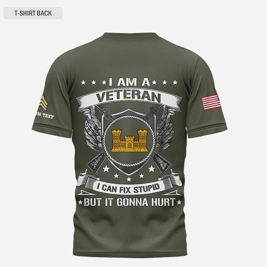 Customized Army Branches 3D Shirt