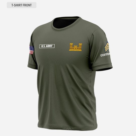 Customized Army Branches 3D Shirt