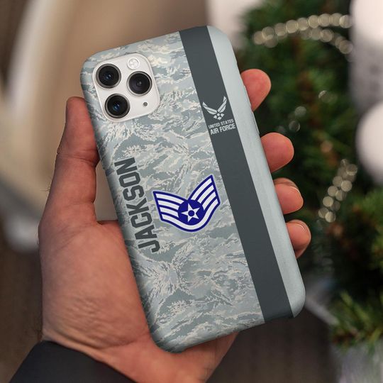 Customized U.S. Veteran Camouflage Phone Case