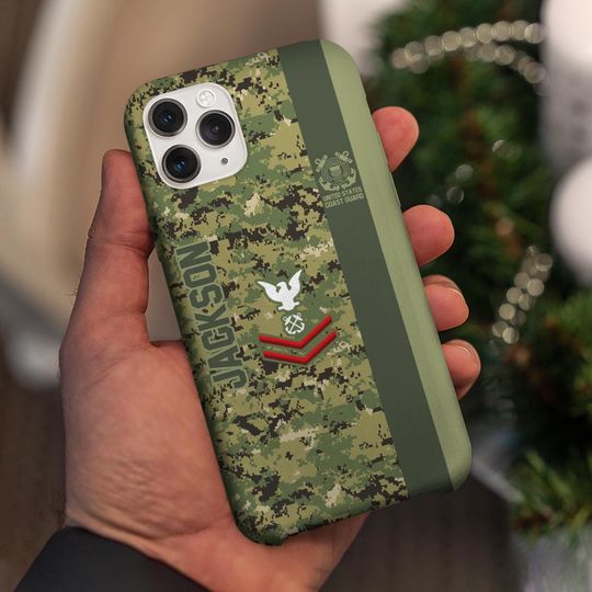 Customized U.S. Veteran Camouflage Phone Case