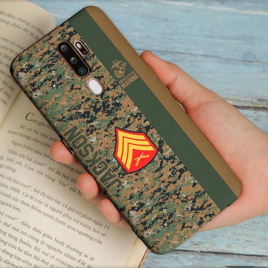 Customized U.S. Veteran Camouflage Phone Case