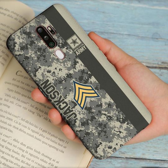 Customized U.S. Veteran Camouflage Phone Case