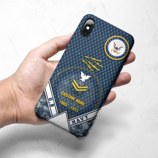 Customized US Navy Ratings Phone Case
