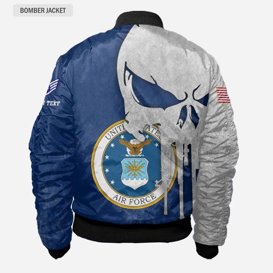 Customized U.S. Air Force 3D Bomber Jacket