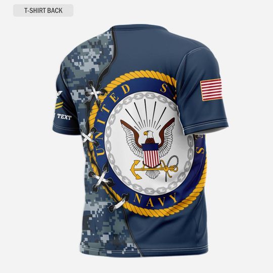 Customized U.S. Navy Camouflage 3D Shirts