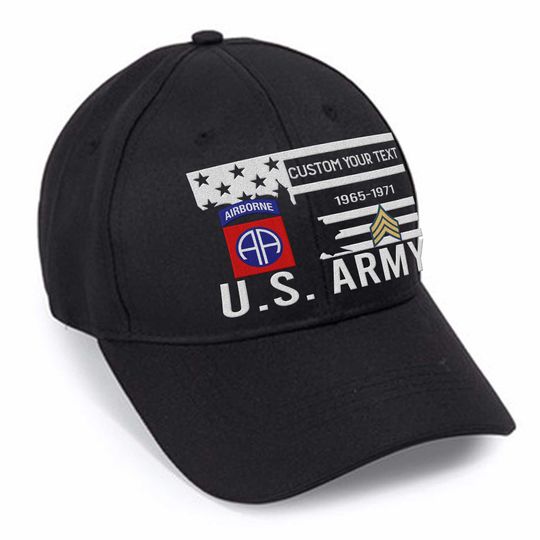 Customized Army DivisionsEmbroidered Baseball Cap