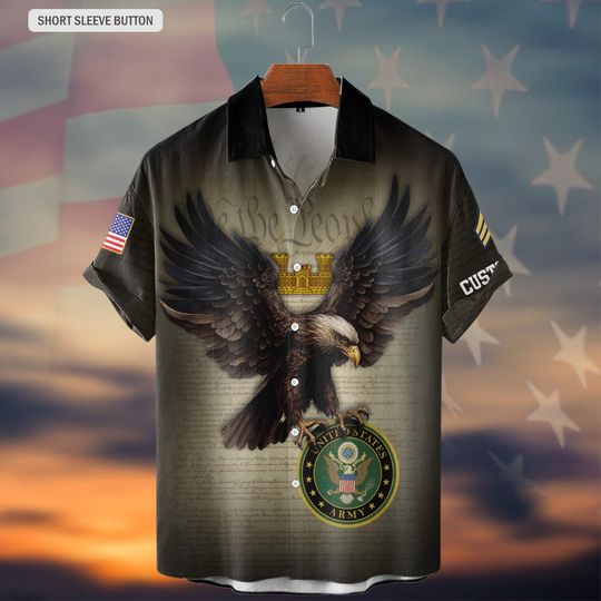 Customized US Army Branches We The People Hawaiian Shirt