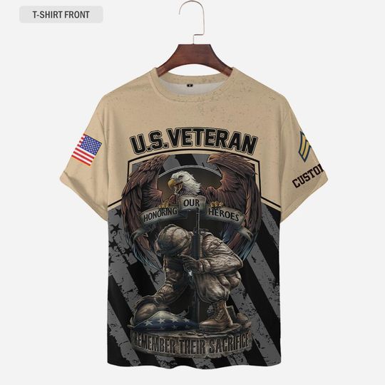 Honoring Our Heroes, Remember Their Sacrifice 3D Tshirt