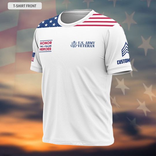 Customized Honor The Fallen Heroes 3D shirt