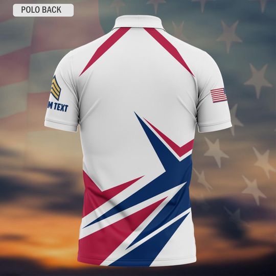Customized Memorial Day In Honor Of Our Heroes Polo Shirt Patriotic Military Gift