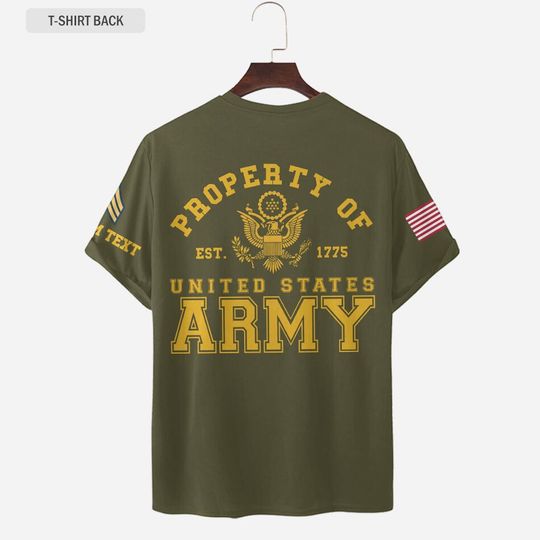 Customized U.S. Army 3D T-Shirt