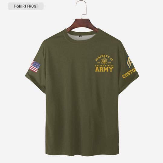 Customized U.S. Army 3D T-Shirt