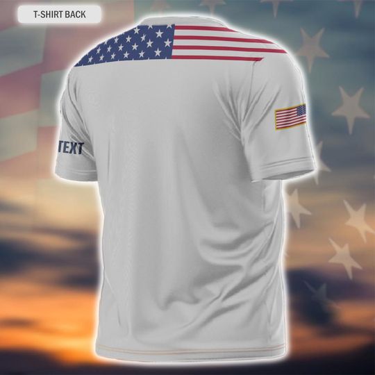 Customized U.S. Veteran 3D T-Shirt