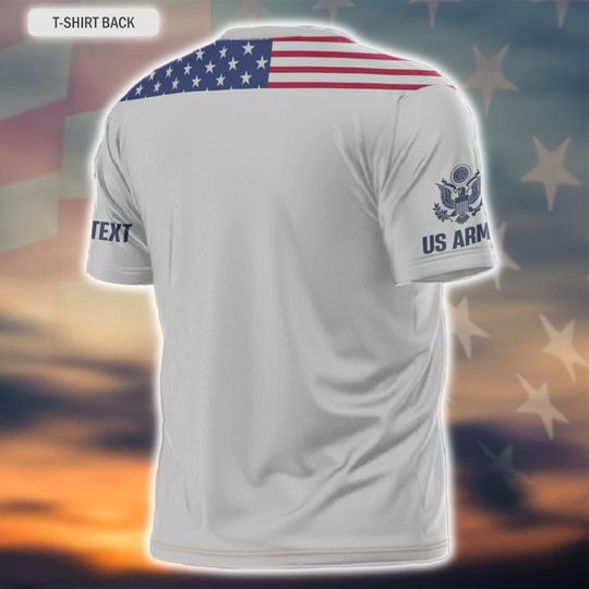 Customized U.S Veteran Honor The Fallen 3D T-Shirt