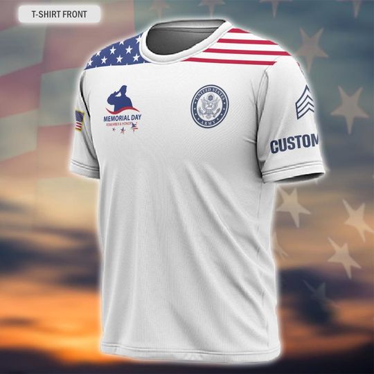 3D U.S Veteran Honor the Fallen T-Shirt