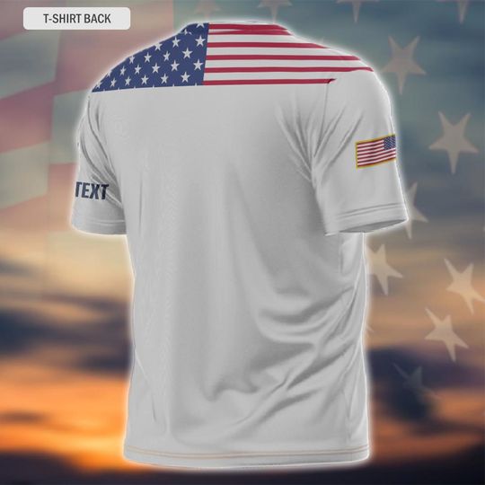 Customized U.S Veteran Memorial Day 3D T-Shirt