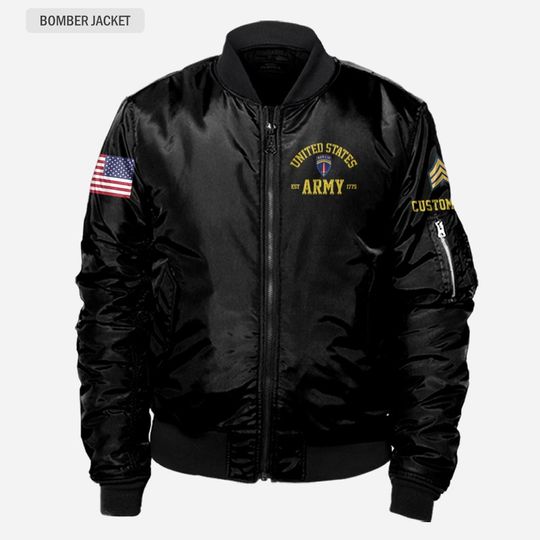 Customized Army Divisions Bomber Jacket