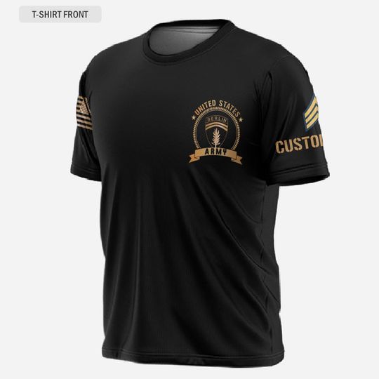 Customized Army Divisions 3D T-Shirt - Never Underestimate an Old Man with a DD-214