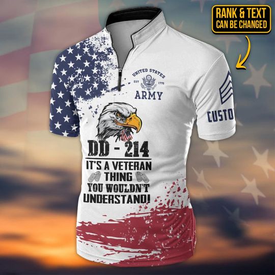 Customized DD-214 Bowling Jersey – It’s a Veteran Thing