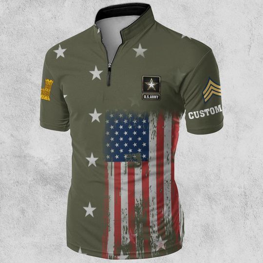 Customized Army Veteran Shirt