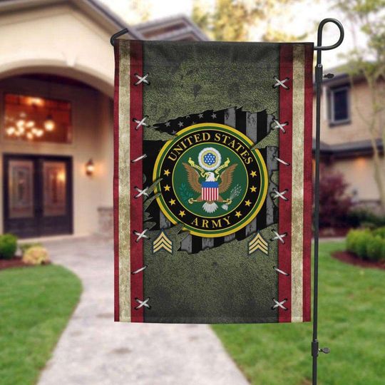 Customized US Military Garden Flags