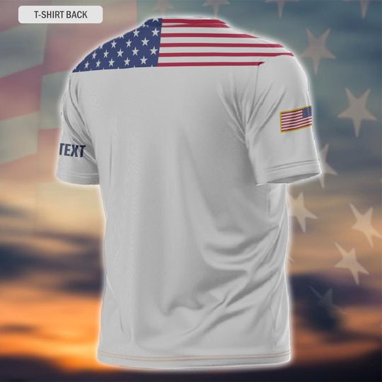 Customized U.S. Veteran Honor the Fallen 3D T-Shirt