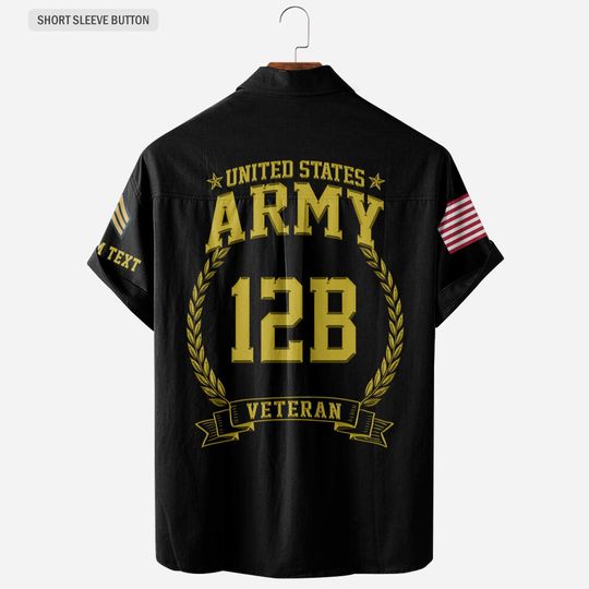 Customized Army MOS Hawaiian Shirt