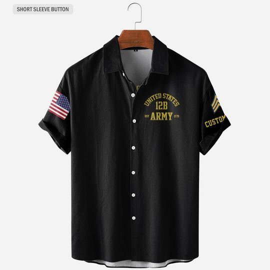 Customized Army MOS Hawaiian Shirt