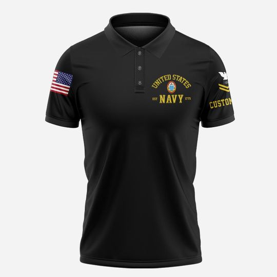 Customized Navy Ships – Polo Shirt