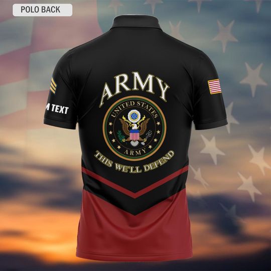 Customized U.S Veteran – Polo Shirt