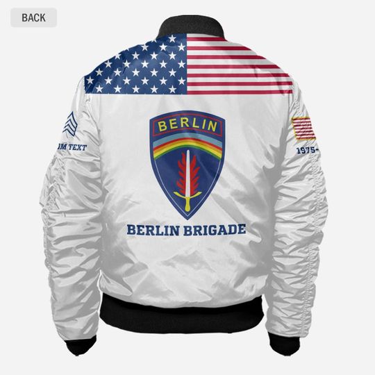 Customized Army Divisions Bomber Jacket