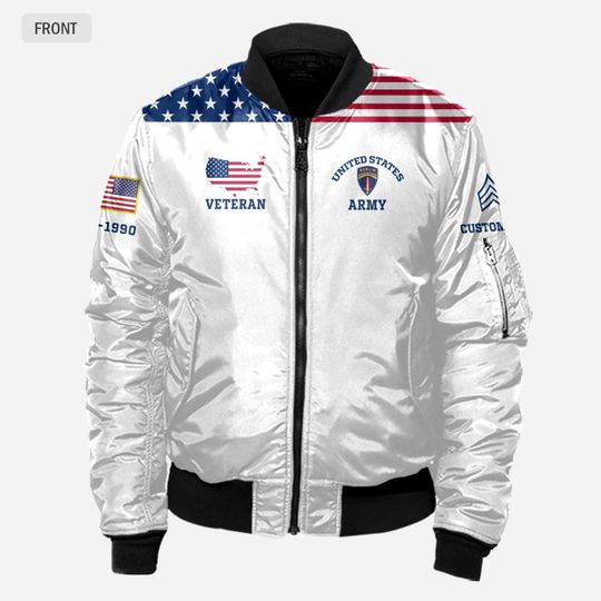Customized Army Divisions Bomber Jacket